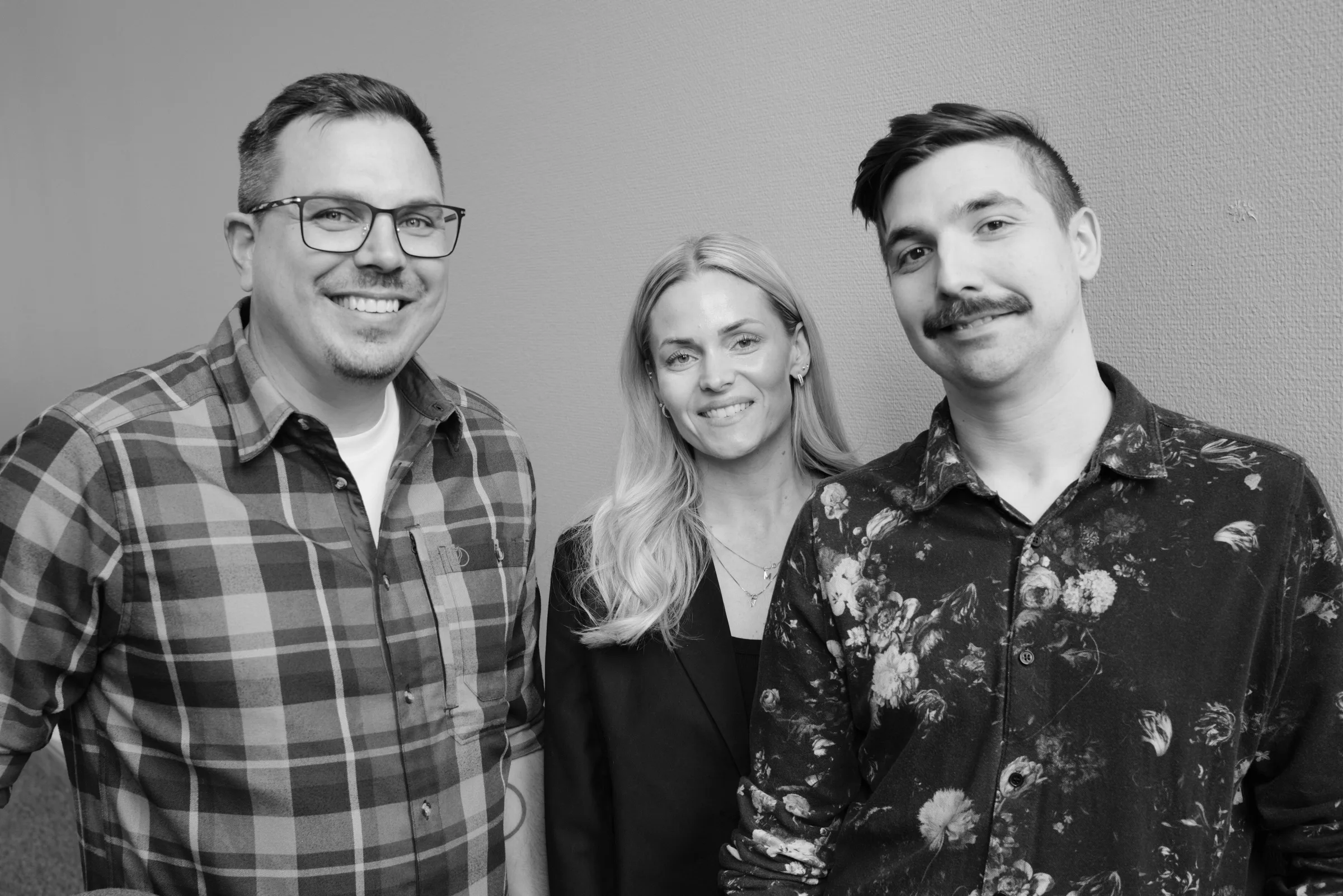 Teamet på Huvudkontoret - Hanna Wikman, Magnus Renholm, Sebastian Berglönn